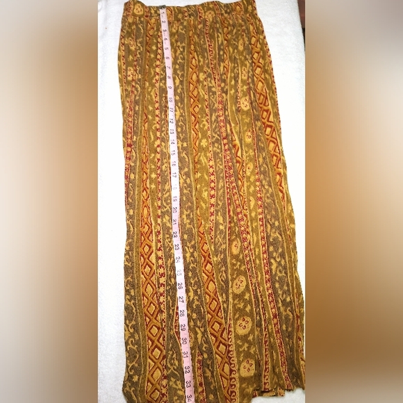 Vtg 90's/Y2K festival Indian handmade maxi skirt sz. S - Picture 12 of 12